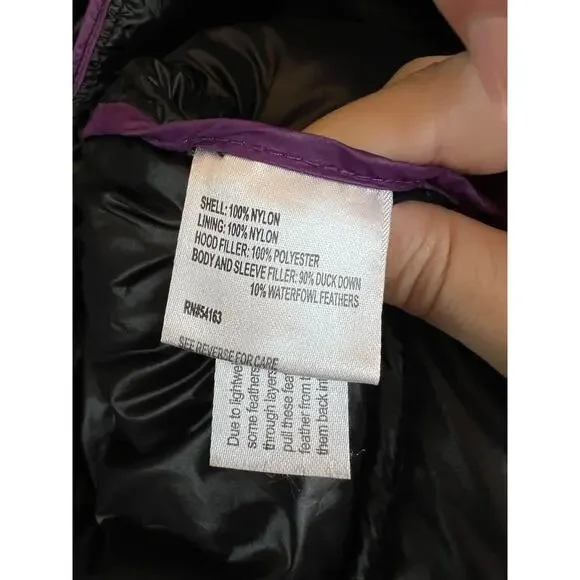 Calvin Klein Duck Feather Down Feather Down Black Longline Jacket 2X Packable - Picture 6 of 8